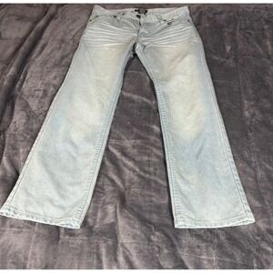 Five Elementz Denim Jeans Mens 32x30 Light Wash‎ Straight Leg Casual